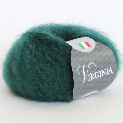 Пряжа SEAM VIRGINIA ( 26  изумрудно-зеленый) Состав: 30% мохер 40% акрил 30% нейлон; 25г/225м